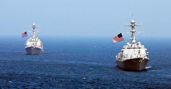  الصين لاحقت مدمرة حربية أمريكية في بحر الصين الجنوبي صورة رقم 1