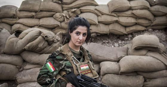 الدنمارك تصادر جواز سفر الحسناء الكردية بعد عودتها من مقاتلة الدواعش!! صورة رقم 4