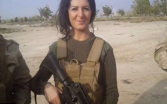 الدنمارك تصادر جواز سفر الحسناء الكردية بعد عودتها من مقاتلة الدواعش!! صورة رقم 23