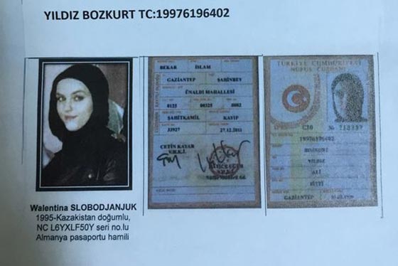  موناليزا الدواعش تستفز الشرطة التركية.. بحجاب اسود وابتسامة غامضة صورة رقم 1