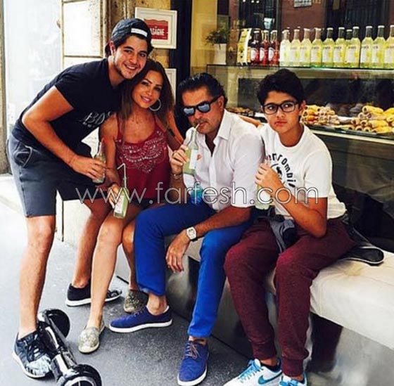 صور عائلية من احتفال راغب علامة بعيد ميلاد زوجته جيهان علامة صورة رقم 2