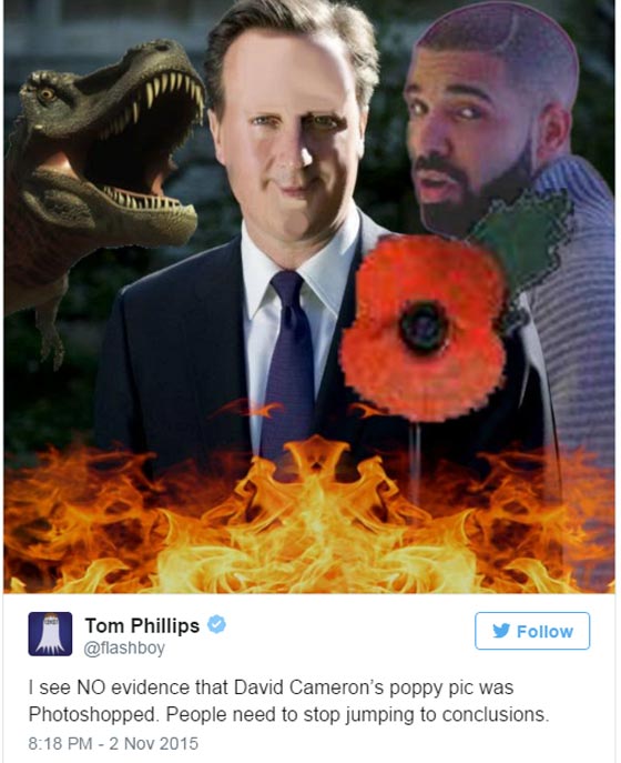 موجة من التغريدات الساخرة على صورة لكاميرون، عمل الفوتوشوب عمايله فيها صورة رقم 2 موجة من التغريدات الساخرة على صورة لكاميرون، عمل الفوتوشوب عمايله فيها صورة رقم 2