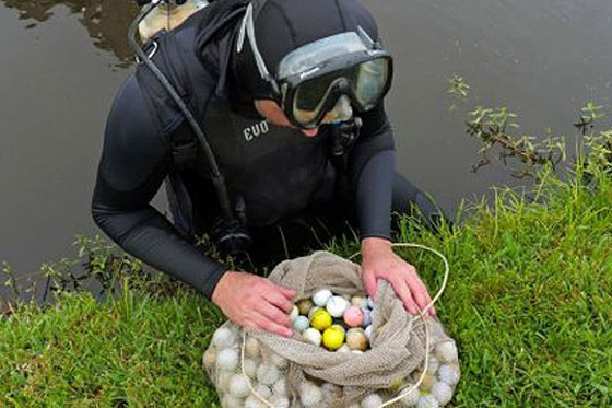 استعادة كرات الغولف الضائعة تكسب عاطلا امريكيا ثروة طائلة!! صورة رقم 2 استعادة كرات الغولف الضائعة تكسب عاطلا امريكيا ثروة طائلة!! صورة رقم 2