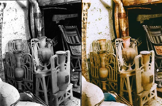 لاول مرة.. كاميرا فريدة تمكنك من مشاهدة مقبرة توت عنخ امون بالالوان صورة رقم 4