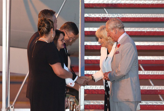  صور طريفة: ولي العهد البريطاني الامير تشارلز يرتعد من سكين زوجته! صورة رقم 10