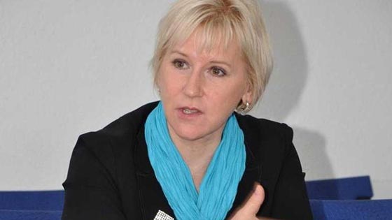 وزيرة سويدية تربط بين الصراع الاسرئيلي الفلسطيني وهجمات باريس واسرائيل تصفها بالوقحة صورة رقم 2 وزيرة سويدية تربط بين الصراع الاسرئيلي الفلسطيني وهجمات باريس واسرائيل تصفها بالوقحة صورة رقم 2