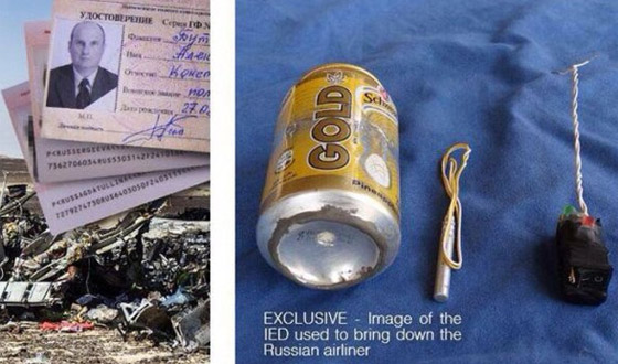 شاهد قنبلة تفجير الطائرة الروسية.. كما نشرها الدواعش صورة رقم 3