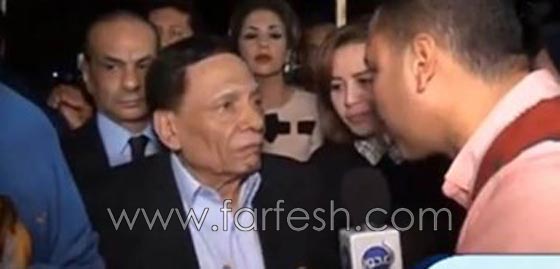 فيديو عادل امام في شرم الشيخ يحرج مراسل ويتعالى عليه!  صورة رقم 1