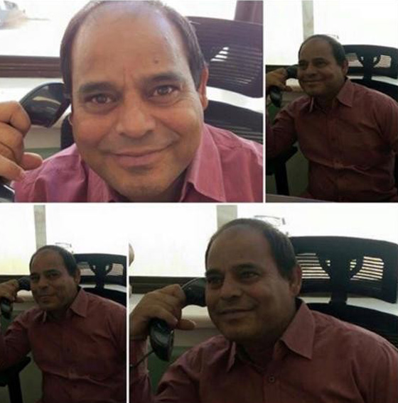 شبيه السيسي يظهر في قطر ويضاف الى عدد من اشباهه.. شاهد الصور صورة رقم 1 شبيه السيسي يظهر في قطر ويضاف الى عدد من اشباهه.. شاهد الصور صورة رقم 1