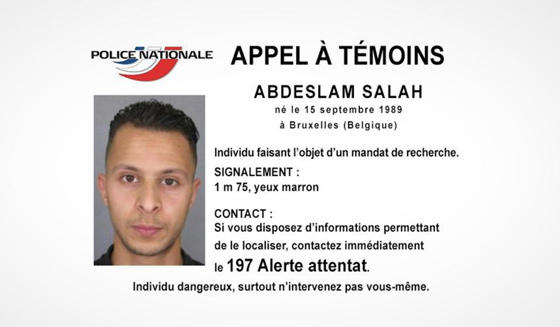 رغم الاستنفار.. عبد السلام المتورط في هجمات باريس هرب الى المانيا صورة رقم 1 رغم الاستنفار.. عبد السلام المتورط في هجمات باريس هرب الى المانيا صورة رقم 1
