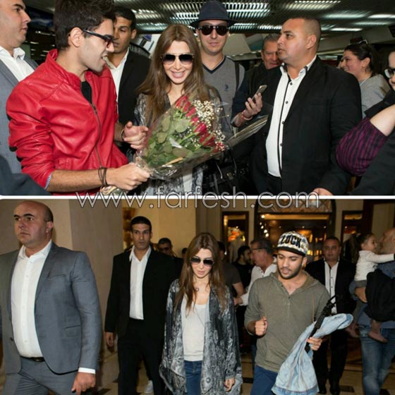 صور نانسي عجرم تشعل أجواء المغرب وتتألق بفستان احمر يفيض انوثة واناقة  صورة رقم 10
