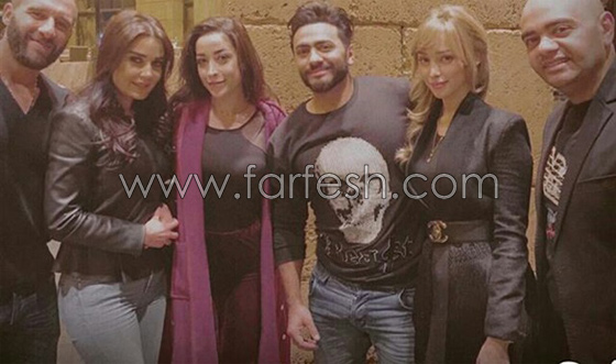 زوجة تامر حسني تنشر صورة تجمعهما مع سيرين عبد النور صورة رقم 1