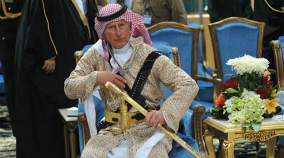 صور الرؤساء بازياء فولكلورية: الامير تشارلز بالزي السعودي وديفيد كاميرون بعمامة هندية صورة رقم 6 صور الرؤساء بازياء فولكلورية: الامير تشارلز بالزي السعودي وديفيد كاميرون بعمامة هندية صورة رقم 6