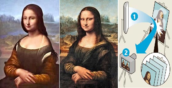 اكتشاف فني كبير.. حزم الضوء تظهر الموناليزا الحقيقية تحت المعروفة صورة رقم 5