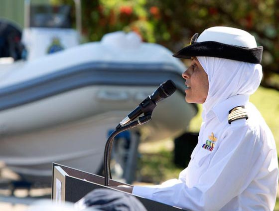 محجبة مصرية تقود وحدة الصواريخ الاسترالية.. اسمها منى شندي صورة رقم 2 محجبة مصرية تقود وحدة الصواريخ الاسترالية.. اسمها منى شندي صورة رقم 2