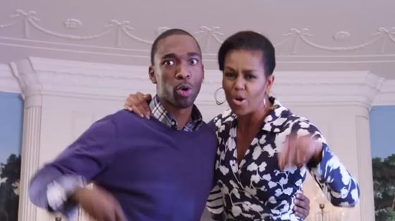 فنانة بالفطرة.. السيدة الامريكية الاولى تظهر براعتها في غناء الراب صورة رقم 1