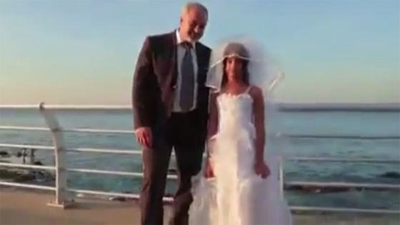 خمسيني يصدم بيروت بظهوره الى جانب عروسه ابنة الـ 12 ربيعا!! صورة رقم 3