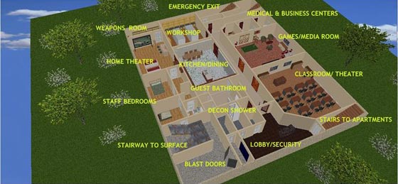 للبيع مخبأ تحت الارض بمساحة قصر ويصمد امام هجوم نووي صورة رقم 3 للبيع مخبأ تحت الارض بمساحة قصر ويصمد امام هجوم نووي صورة رقم 3