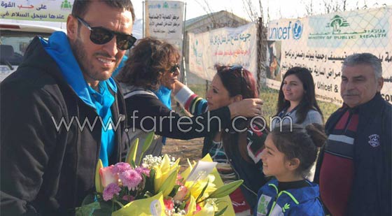   صور كاظم الساهر سفير اليونيسيف يزور مخيمات الاطفال في لبنان صورة رقم 4