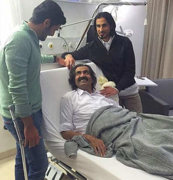 صور الامير حمد بن خليفة بعد كسر برجله.. كما نشرتها عائلته صورة رقم 4 صور الامير حمد بن خليفة بعد كسر برجله.. كما نشرتها عائلته صورة رقم 4
