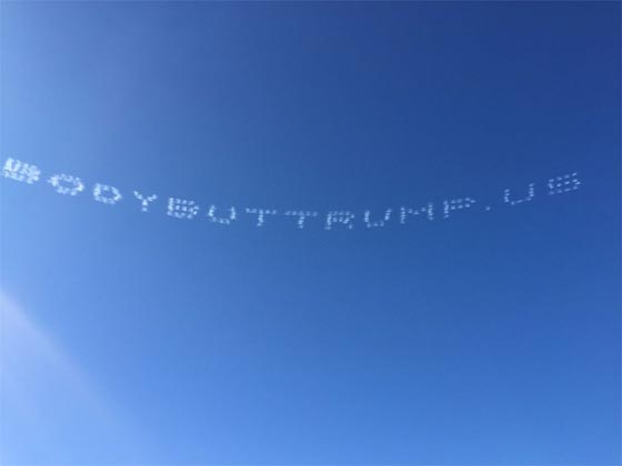  طائرات تكتب عبارات ضد دونالد ترامب في سماء كاليفورنيا صورة رقم 5