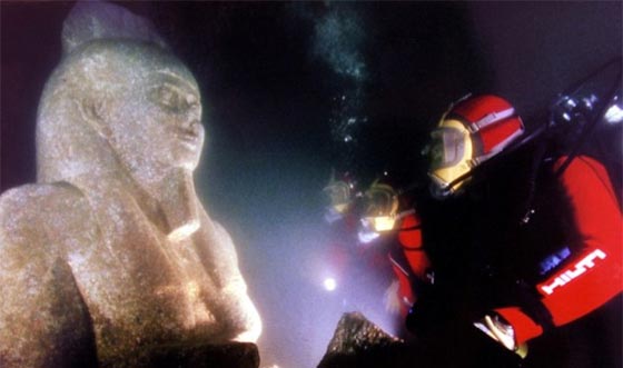 اكتشاف مدينة اثرية فرعونية تعود الى 700 سنة قبل الميلاد في عمق النيل صورة رقم 2