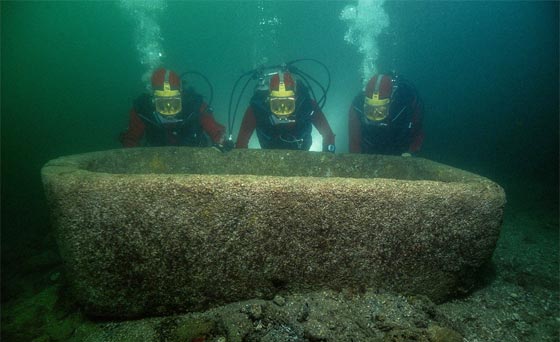 اكتشاف مدينة اثرية فرعونية تعود الى 700 سنة قبل الميلاد في عمق النيل صورة رقم 4