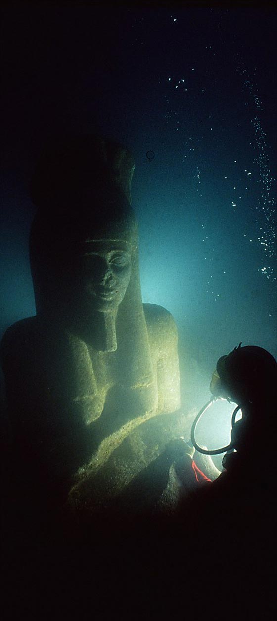 اكتشاف مدينة اثرية فرعونية تعود الى 700 سنة قبل الميلاد في عمق النيل صورة رقم 8