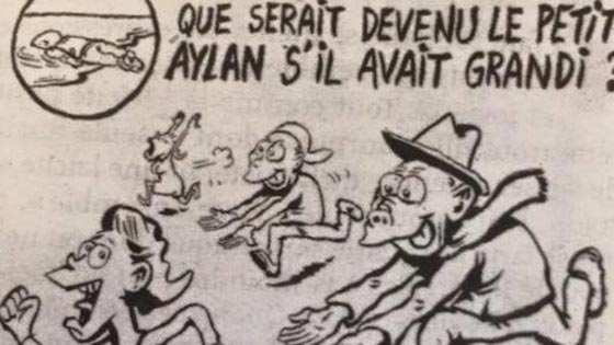 شارلي ايبدو تعلن عداءها للطفل ايلان.. لوعاش لاصبح متحرش!! صورة رقم 1