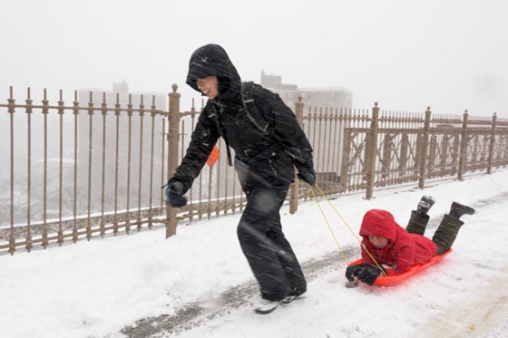 صور عاصفة ثلجية غير مسبوقة توقف الحياة في امريكا صورة رقم 37