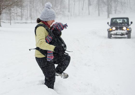 صور عاصفة ثلجية غير مسبوقة توقف الحياة في امريكا صورة رقم 39