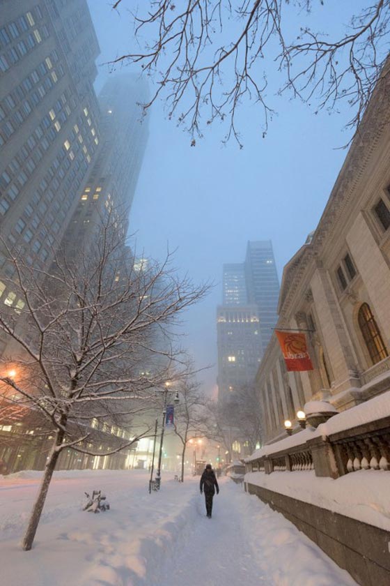 صور عاصفة ثلجية غير مسبوقة توقف الحياة في امريكا صورة رقم 67