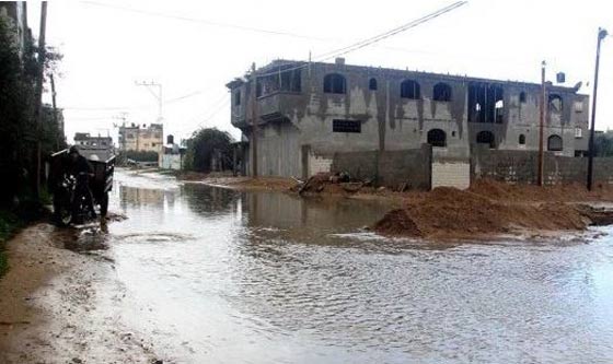 العاصفة تعمل عملها في رفح.. وتترك الكثيرن في البرد والعراء  صورة رقم 4