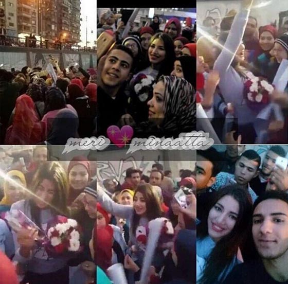فيديو وصور: استقبال ملكي لنجمة ستار اكاديمي هايدي موسى في القاهرة والمنصورة صورة رقم 1