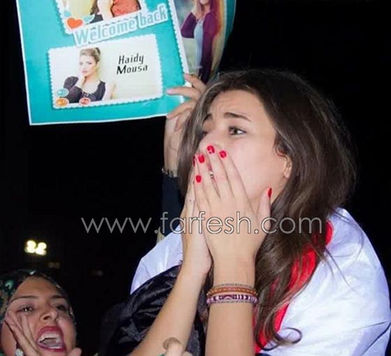 فيديو وصور: استقبال ملكي لنجمة ستار اكاديمي هايدي موسى في القاهرة والمنصورة صورة رقم 7