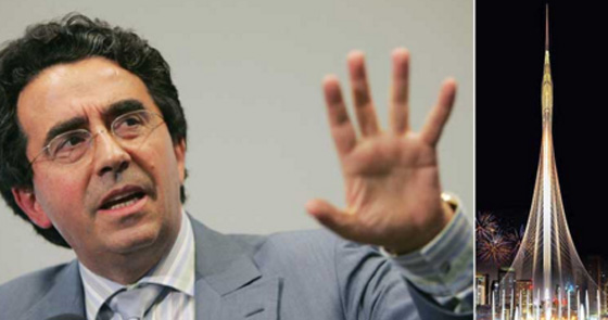 حاكم دبي يختار تصميم المهندس كالاترافا لبرج دبي الجديد (التحفة) صورة رقم 1