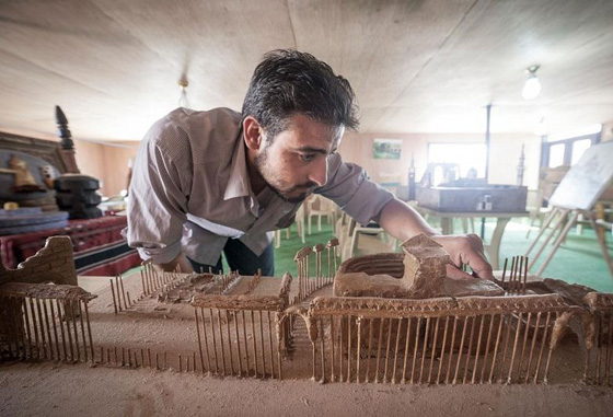 معالم سورية المدمرة تنتصب  مجددا في منافي اللجوء!! صورة رقم 1