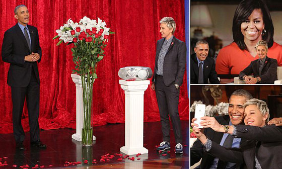 عيد الحب يجعل من اوباما عاشقا يكتب الشعر في ميشيل البعيدة صورة رقم 2