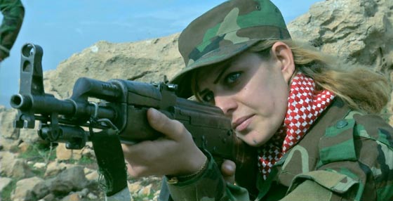 كتيبة عسكرية نسائية لايزيديات راغبات بالانتقام لانفسهن من داعش صورة رقم 2