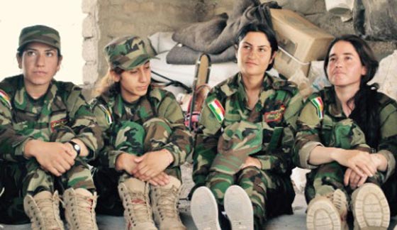 كتيبة عسكرية نسائية لايزيديات راغبات بالانتقام لانفسهن من داعش صورة رقم 3