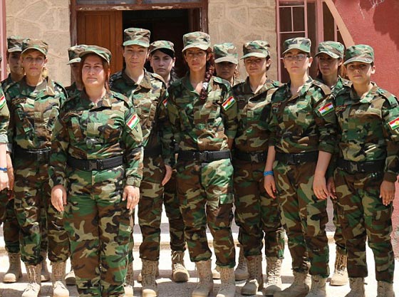 كتيبة عسكرية نسائية لايزيديات راغبات بالانتقام لانفسهن من داعش صورة رقم 1