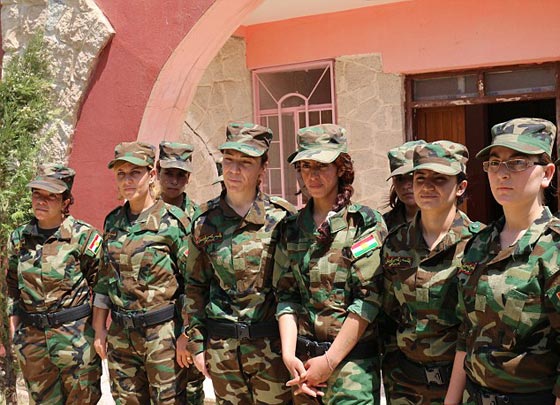 كتيبة عسكرية نسائية لايزيديات راغبات بالانتقام لانفسهن من داعش صورة رقم 5