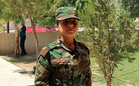 كتيبة عسكرية نسائية لايزيديات راغبات بالانتقام لانفسهن من داعش صورة رقم 9