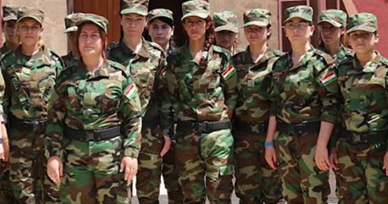 كتيبة عسكرية نسائية لايزيديات راغبات بالانتقام لانفسهن من داعش صورة رقم 11