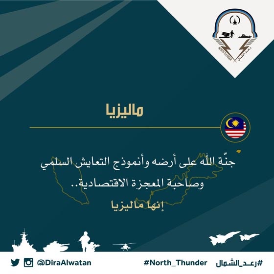 سيل من القوات والعتاد العسكري يتدفق الى السعودية للمشاركة في رعد الشمال صورة رقم 2