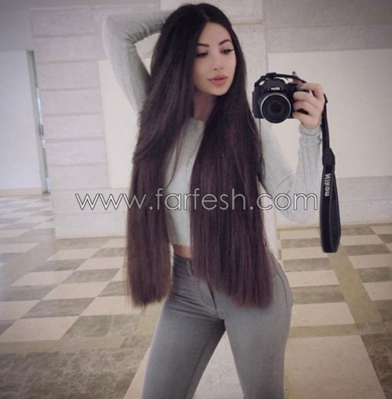 صور تسريحات شقيقة ميريام فارس وهي تتباهى بشعرها الطويل  صورة رقم 11