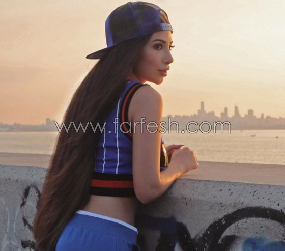 صور تسريحات شقيقة ميريام فارس وهي تتباهى بشعرها الطويل  صورة رقم 5