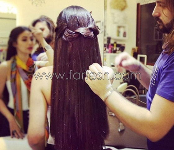 صور تسريحات شقيقة ميريام فارس وهي تتباهى بشعرها الطويل  صورة رقم 3