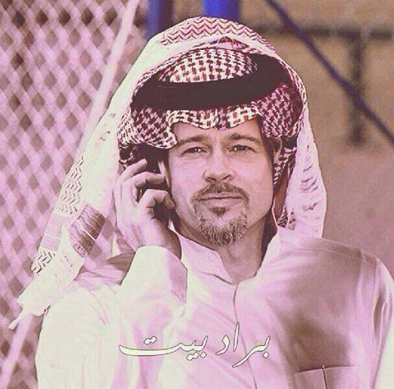 صور فنانين عالميين يرتدون الجلباب الخليجى والعقال: حقيقة ام فوتوشوب؟ صورة رقم 2