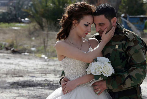 بالصور من حلب الشهباء، عرس سوري ينتصر على الحرب بالحب صورة رقم 4